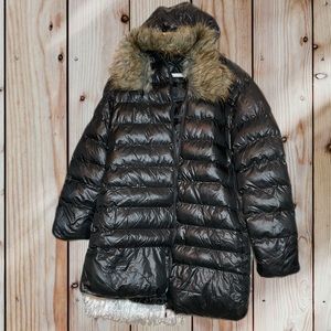 SHEIN black winter warm jacket  XL (runs small )